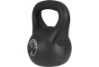 Gorilla Sports kettlebell činka, plast, černá, 12 kg