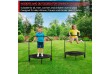 Physionics Fitness trampolína 101 cm, do 150 kg, červená