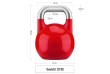 Gorilla Sports Soutěžní kettlebell, červený, 32 kg