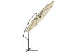 MIADOMODO Sklopný slunečník s kličkou, 300 cm, béžový