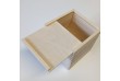 Dřevěná krabička na kapesníky, čtvercová, 13 x 13 x 13 cm