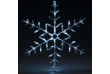 NEXOS Vánoční LED dekorace, sněhová vločka, 42 LED, 55 cm