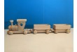 Dřevěný vláček s vagony, 56 x 8 x 12 cm