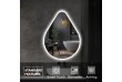 IREDA koupelnové zrcadlo s LED osvětlením, 50 x 80 cm